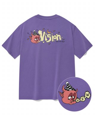 비전스트릿웨어(VISION STREETWEAR) VSW Sleepy T-Shirts Purple 상품 이미지