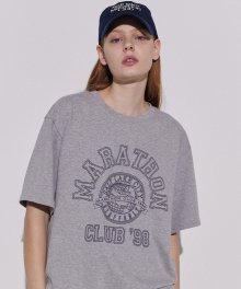 CLUB 98 FRONT TEE (MELANGE GREY)