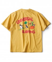 UNIVERSAL SURFENG T-SHIRTS (COOKIE YELLOW)