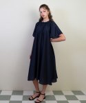 레트흐드레뚜왈(LETTRE DE LE TOILE) Summer tencel maxi dress (Navy)