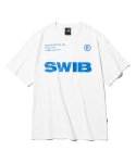 스위브(SWIB) Artifact B Logo T-shirts (White) [LSQMCTA415M]