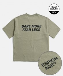 Fear Less Heavy Weight Tee Olive