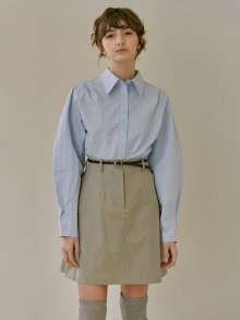 3.58 Button skirt (Khaki)