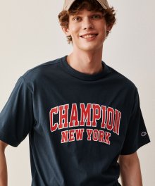 [ASIA] Champion 그래픽 5.6oz 반팔티셔츠 (NORMAL NAVY) CKTS2E232N2