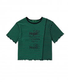 Hope Language Crop Tee_Stripe