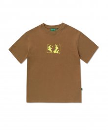 Square Graphic Tee_Brown