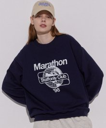 MARATHON SWEATSHIRTS (NAVY)