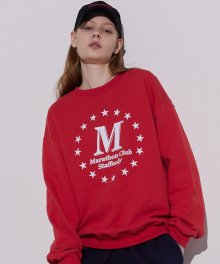 STAR-STAR SWEATSHIRTS (RED)