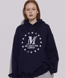 STAR-STAR HOODIE (NAVY)