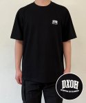 디쏘에이치(D.XO.H) 아치 로고 티셔츠 블랙