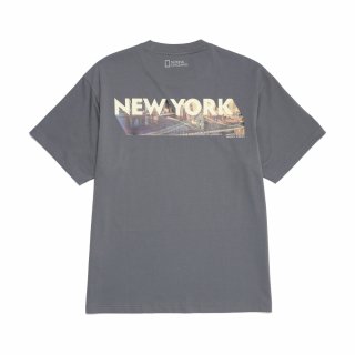 내셔널지오그래픽(NATIONALGEOGRAPHIC) N222UTS890 어반 시티 반팔 티셔츠 1 NEW YORK G BLUE 상품 이미지