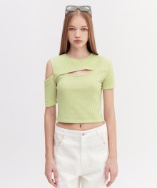 LAYERED KNIT [GREEN]