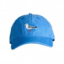 Adult`s Hats Seagull on Cobalt Blue