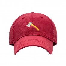 Adult`s Hats Ax on Weathered Red