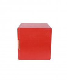 WOOD BOOK BOX RED