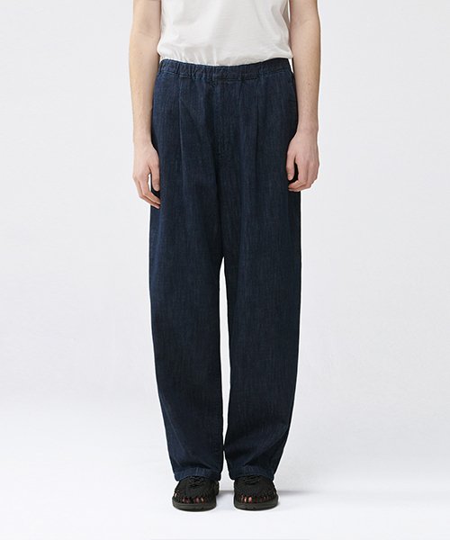 DP048 OFF DENIM TROUSERS (Dark indigo)