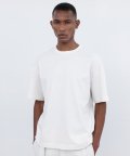 피그먼트 다잉 오버핏 티셔츠 OFF WHITE