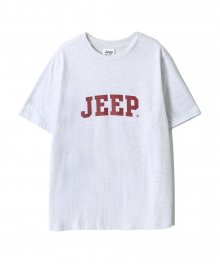 Arch zip Logo T-shirt  (JN5TSU175MW)