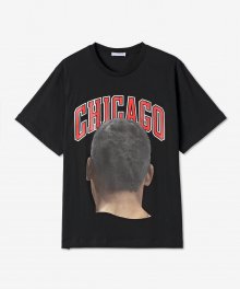 남성 시카고 플레이어 반소매 티셔츠 - 블랙 / NCS22204009