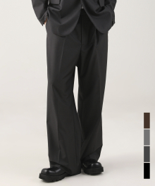 Modern onetuck wide Slacks - 4COL