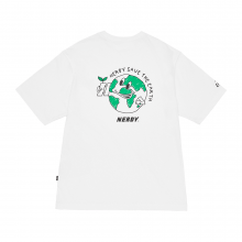 (22SS) 지구 반팔 티셔츠 화이트