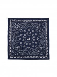 PAISLEY COLOR SCARF IN NAVY