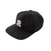 Beads Embroidered Cap- Charcoal