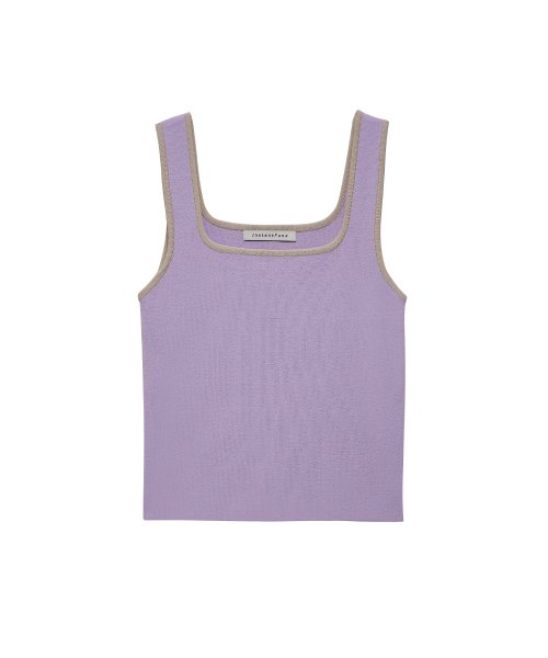 MUSINSA | INSTANTFUNK Knit Sleeveless - Lavender