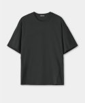 쿠어(COOR) 헤비 웨이트 턱 포인트 티셔츠 (블랙)