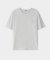 쿠어 수피마 코튼 세미오버핏 U넥 티셔츠 (화이트)