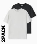 쿠어(COOR) 2PACK 수피마 코튼 티셔츠