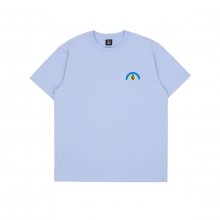 레인보우 컴포트핏 반팔 티셔츠(라이트블루)