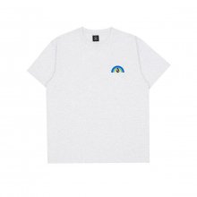 레인보우 컴포트핏 반팔 티셔츠(아이스그레이)