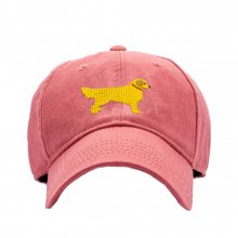 Adult`s Hats Golden Retriver on Faded NE Red
