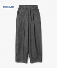 Clean Coolever Tuck Banding Pants [Black]