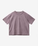 아크네 스튜디오(ACNE STUDIOS) 여성 로고 반소매 티셔츠 - 모브 핑크 / AL0135CTL