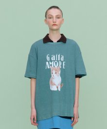Cat T-shirt_GREEN