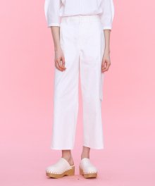 Wide Fit Cotton Pants_WHITE