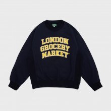 College Logo Heavyweight Sweatshirt (Navy)