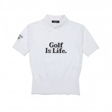 Golf is life 스웨터 OFF WHITE (WOMAN)
