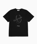 디오스피스(DAUSPICE) Chrome Logo T-shirts Black