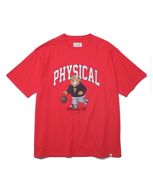 피지컬 에듀케이션 디파트먼트(PHYSICAL EDUCATION DEPARTMENT) PHYPS® BEARS BASKETBALL DIET SS RED - 29,400 | 무신사 스토어
