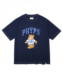 PHYPS CAPTAIN BEAR ARCH LOGO SS NAVY