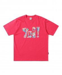 SKW YES Tee Pink