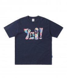 SKW YES Tee Navy