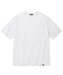 세인트페인(SAINTPAIN) SP 오버 핏 베이직 포켓 티셔츠-화이트
