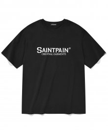 SP 오리지널 로고 티셔츠-블랙 화이트