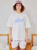 아카우(AKAW) 오버핏 테리타올 티셔츠 (화이트)