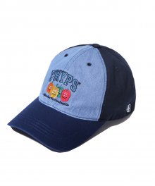 (MONDAYROUTINE) PAPRIKA TRUCKER CAP BLUE