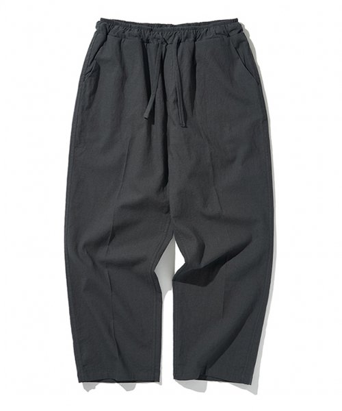 So-so linen pants (CHARCOAL)